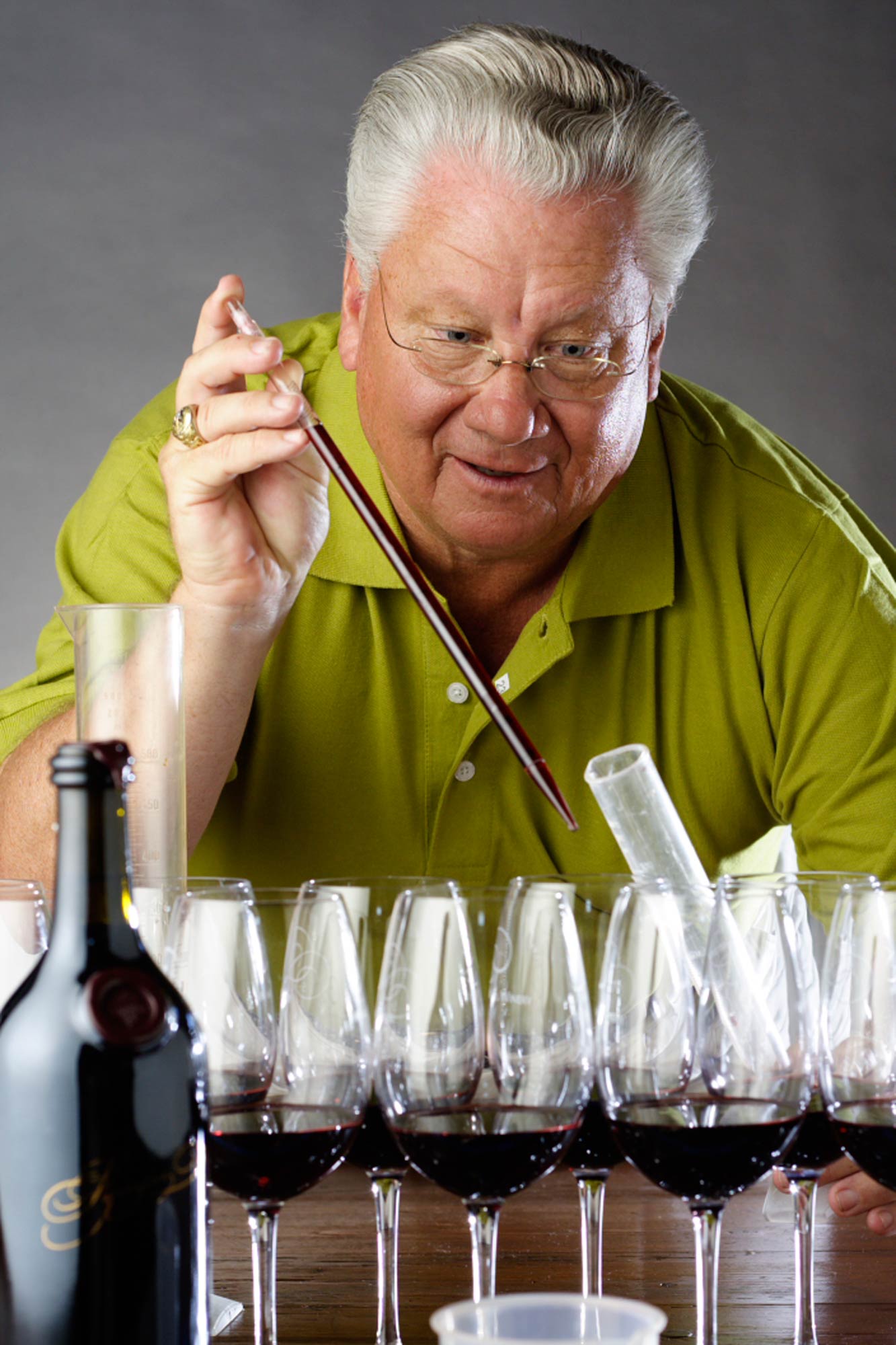 Wine Maker Portrait in lab